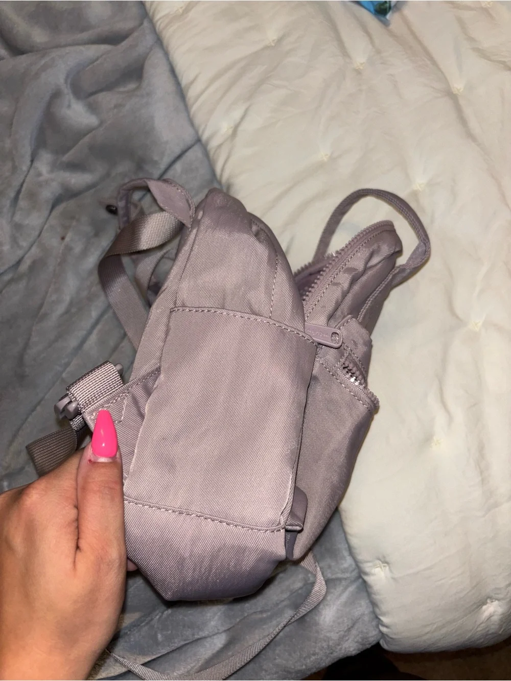 Women's Mini Backpack in Dusty Mauve